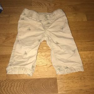 Khaki Pants with Frogs